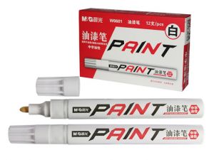 MARKER OLEJOWY M&G PAINT BIAŁY