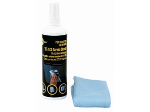 PŁYN DO EKRANÓW YELLOW ONE 250ML ŚCIERECZKA Z MIKROFIBRY