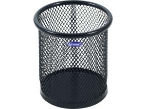 KUBEK NA DŁUGOPISY GRAND GR-004 CZARNY DRUCIANY