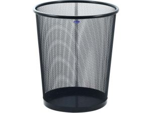 KOSZ NA ŚMIECI GRAND GR-020 12L CZARNY OKRĄGŁY DRUCIANY