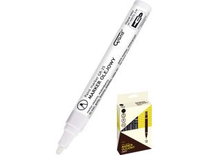 MARKER OLEJOWY GRAND GR-25 BIAŁY OKRĄGŁA KOŃCÓWKA