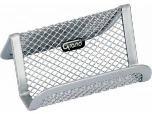 STOJAK NA WIZYTÓWKI GRAND GR-340S SREBRNY DRUCIANY