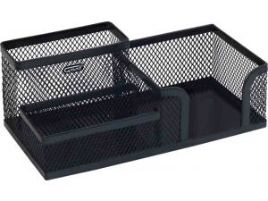 PRZYBORNIK NA BIURKO GRAND CZARNY METALOWY GR-93