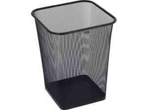 KOSZ NA ŚMIECI GRAND GR-017 18L CZARNY KWADRATOWY DRUCIANY