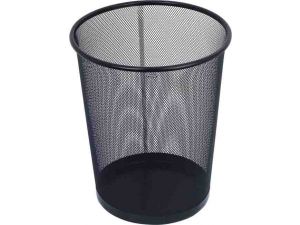 KOSZ NA ŚMIECI GRAND GR-18 19L CZARNY OKRĄGŁY DRUCIANY