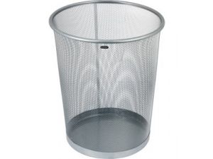 KOSZ NA ŚMIECI GRAND GR-18S 19L SREBRNY OKRĄGŁY DRUCIANY