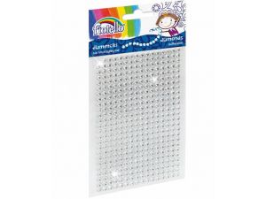 NAKLEJKI DIAMENCIKI FIORELLO GR-DS039-4 SREBRNE