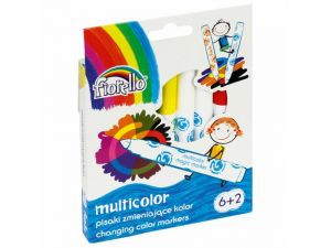PISAKI FIORELLO 6 KOLORÓW + 2 GR-F166-6 MULTICOLOR ZMIENIAJĄCE KOLOR