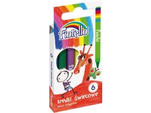 KREDKI ŚWIECOWE FIORELLO 6 KOLORÓW