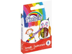 KREDKI ŚWIECOWE FIORELLO 8 KOLORÓW