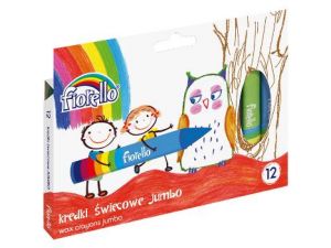 KREDKI ŚWIECOWE FIORELLO 12 KOLORÓW JUMBO