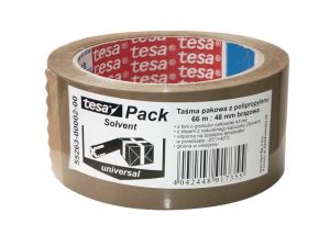 TAŚMA PAKOWA TESA SOLVENT 48X66 BRĄZOWA 55263-02