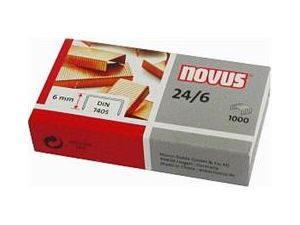 ZSZYWKI NOVUS 24/6 MIEDZIOWANE