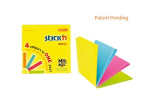 NOTES SAMOPRZYLEPNY STICK`N MAGIC PAD 76X76MM MIX NEONOWY