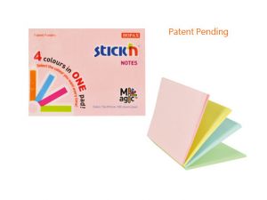 NOTES SAMOPRZYLEPNY STICK`N MAGIC PAD 76X101MM MIX PASTELOWY