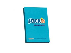 NOTES SAMOPRZYLEPNY STICK`N 76X51MM NIEBIESKI NEONOWY