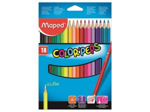 KREDKI TRÓJKĄTNE MAPED COLORPEPS 18SZT 