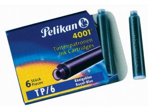 NABOJE ATRAMENTOWE PELIKAN TP/6 NIEBIESKIE