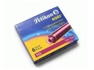 NABOJE ATRAMENTOWE PELIKAN TP/6 RÓŻOWE