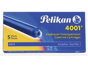 NABOJE ATRAMENTOWE PELIKAN GTP/5 NIEBIESKIE DŁUGIE