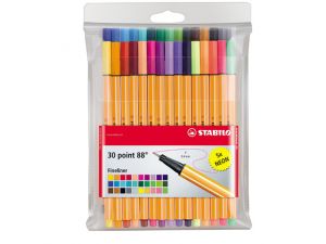 CIENKOPIS STABILO POINT 88 25+5 SZT. NEON 30SZT.