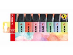 ZAKREŚLACZ STABILO BOSS PASTELOWY MIX KOLORÓW 8 SZT 70/8-3