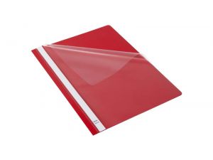 SKOROSZYT PLASTIKOWY BANTEX A4 CZERWONY 