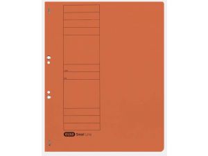 SKOROSZYT KARTONOWY ELBA A4 OCZKOWY PEŁNY POMARAŃCZOWY