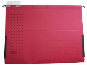 TECZKA ZAWIESZKOWA ELBA A4 Z BOCZKAMI CZERWONA