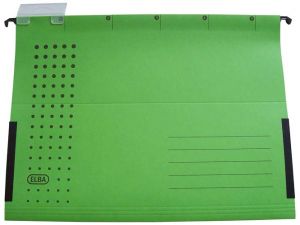 TECZKA ZAWIESZKOWA ELBA A4 Z BOCZKAMI ZIELONA