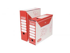 PUDŁO ARCHIWIZACYJNE ELBA 100 MM CZERWONE