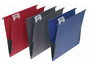 TECZKA ZAWIESZKOWA ELBA A4 Z BOCZKAMI GRANATOWA