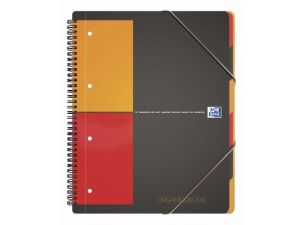 KOŁONOTATNIK A4+ 80K LINIA OXFORD ORGANISEBOOK POMARAŃCZOWY