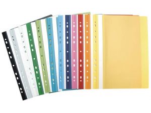 SKOROSZYT PLASTIKOWY Z PERFORACJĄ BANTEX A4 TURKUSOWY