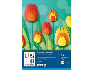 BLOK TECHNICZNY A3 10K 160G KOLOR TOP-2000