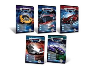 ZESZYT A5 32K LINIA TOP-2000 CARS OF THE FUTURE LINIA PODWÓJNA