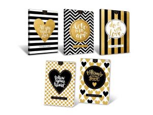 ZESZYT A5 96K LINIA TOP-2000 GOLDIE Z MARGINESEM