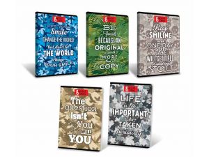 ZESZYT A5 80K LINIA TOP-2000 CAMOUFLAGE Z MARGINESEM