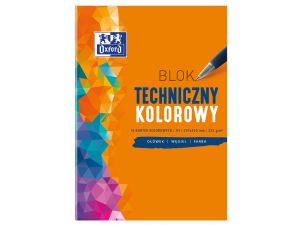BLOK TECHNICZNY A3 10K 225G KOLOR OXFORD