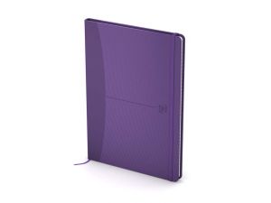 NOTATNIK A5 80K LINIA OXFORD SIGNATURE FIOLETOWY