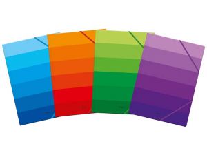 TECZKA Z GUMKĄ TOP-2000 OMBRE POMARAŃCZOWA KARTONOWA