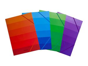 TECZKA Z GUMKĄ TOP-2000 OMBRE KOLOR MIX KARTONOWA 10 SZT.