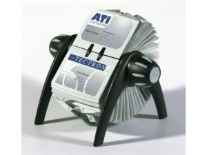 WIZYTOWNIK DURABLE OBROTOWY NA 400 WIZYTÓWEK CZARNY VISIFIX FLIP