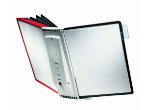 SYSTEM PREZENTACYJNY NAŚCIENNY DURABLE SHERPA STYLE WALL A4 Z 10 PANELAMI MIX KOLOR