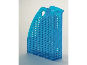 POJEMNIK NA CZASOPISMA DURABLE TREND NIEBIESKI PRZEZROCZYSTY