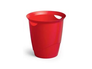 KOSZ NA ŚMIECI DURABLE TREND 16L CZERWONY
