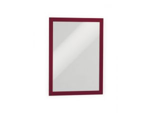 RAMKA SAMOPRZYLEPNA DURABLE DURAFRAME A4 CZERWONA 2 SZT.