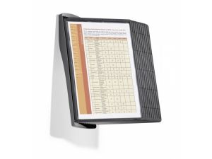 SYSTEM PREZENTACYJNY NAŚCIENNY DURABLE SHERPA A4 Z 10 PANELAMI CZARNYMI