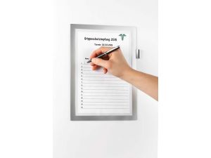 RAMKA SAMOPRZYLEPNA DURABLE DURAFRAME NOTE A4 SREBRNA 1 SZT.