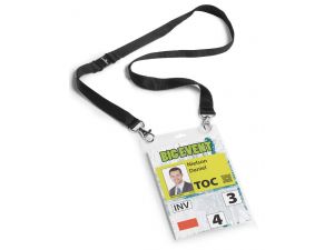 IDENTYFIKATOR DURABLE A6 Z TAŚMĄ CZARNĄ CZARNĄ